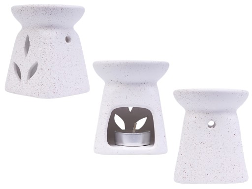KERAMICKÝ KRB NA ÉTERICKÉ OLEJE, VOSKY, VÔNE ECRU