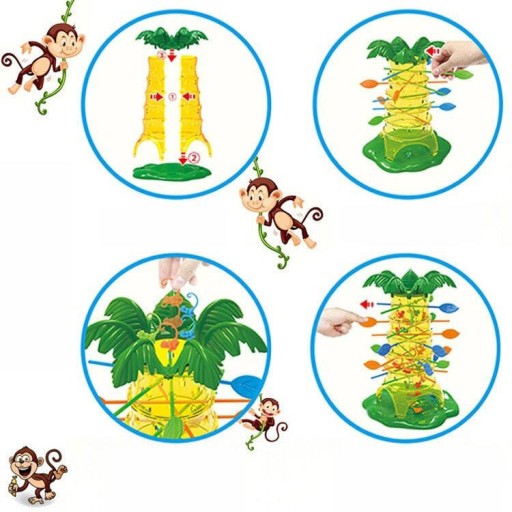 Hra Falling Monkeys je arkádová hra s palicami a palicami