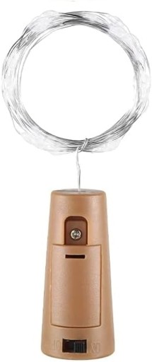 LED FĽAŠA CORPOR, DEKORATÍVNE LAMPY, DRÔTENÁ DEKORÁCIA, 10LED TEPLÁ STUDENÁ