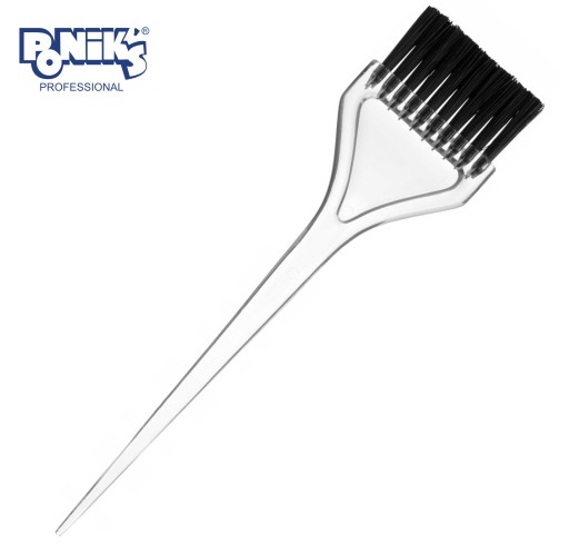 Priehľadný kadernícky štetec na nanášanie farieb 5,5x23cm