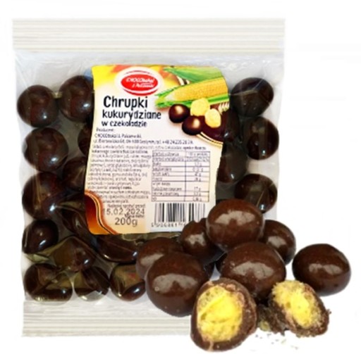 Kukuričné chrumky v čokoláde 200g