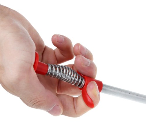 PRUŽINOVÝ FLEXIBILNÝ UCHOVÁVAČ PRE SKRUTKY A ZÁCHRANY ODVODNÉHO POTRUBIA 60 cm KOV
