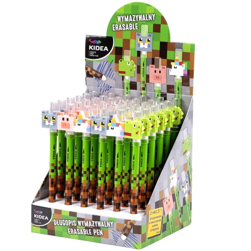 DETSKÉ SMAZATELNÉ PERO KIDEA MINECRAFT