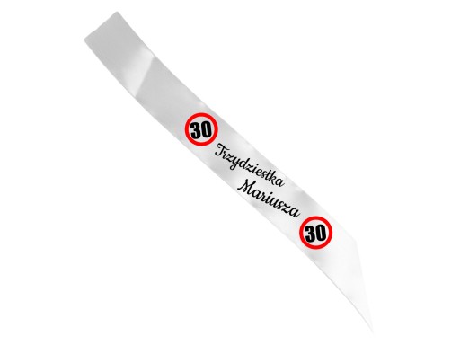 Personalizovaná šerpa k 30. narodeninám s vaším menom