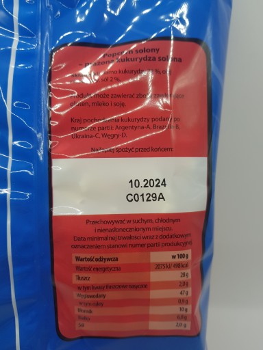 Hotové popcorn DJ SNACK solené 60 g
