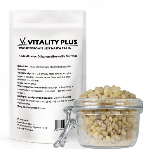 Boswellia Serrata vonná živica 50 g Aromaterapia Zápal