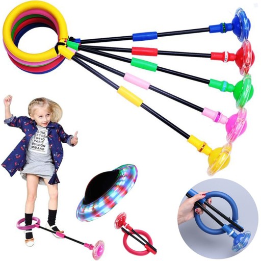 HULA HOP ŠVIHÁK NA NOHÁCH, SVIETIACI, SKLADACÍ SKIPER