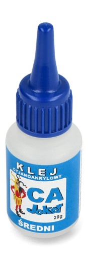 OKAMŽITÉ KYANOAKRYLÁTOVÉ LEPIDLO, STREDNÉ, 20g, RC ŠPERKY