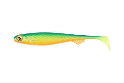 Zadná strana Fox Rage Slick Shad 13 cm UV modrá