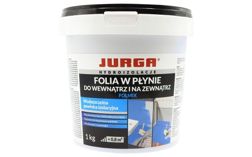 Tekutá fólia na keramické obklady Kúpeľňa Hydroizolácia 1 kg JURGA