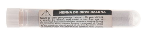 Henna prášok Krakow na obočie čierny 10ml