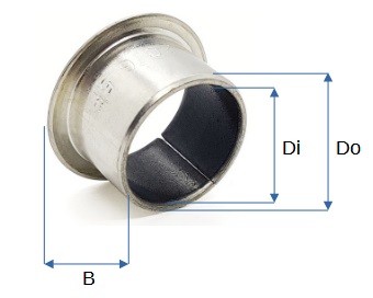 PAF 40x26 P10 PTFE posuvné puzdro | 40x44x26, TUF1