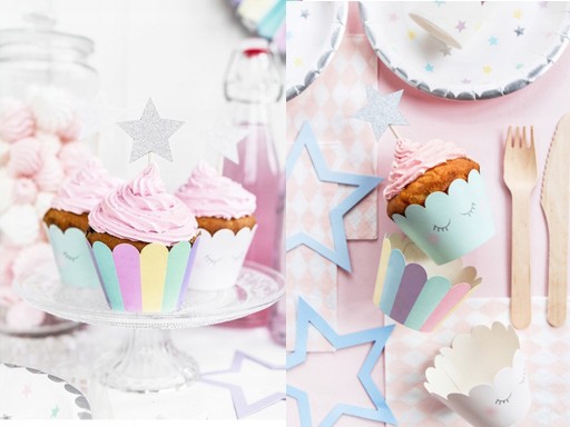 Obaly na muffiny Unicorn 6 ks