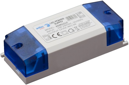 NÁBYTOKOVÝ TRANSFORMÁTOR PRE LED PÁSY 12V 1A 12W MINI