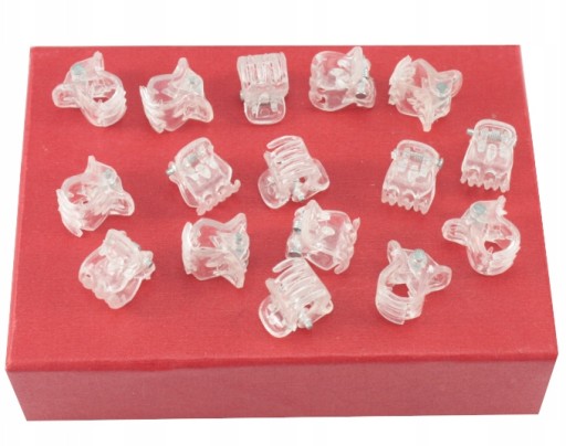 VLASY BRINKS TRANSPARENTNÉ ŽABKY 1,5 cm 15 KS