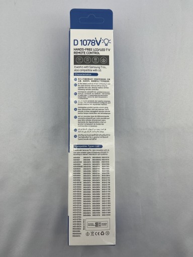 UNIVERZÁLNE DIAĽKOVÉ OVLÁDANIE PRE TV SAMSUNG RM-D1078V