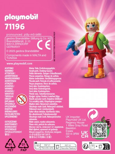PLAYMOBIL 71196 Dámsky údržbár