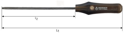 Torx skrutkovač s otvorom TT27
