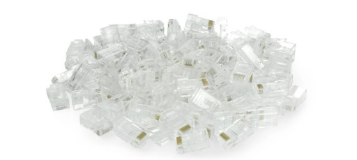 RJ45 zástrčka 8P8C UTP kábel 10 ks