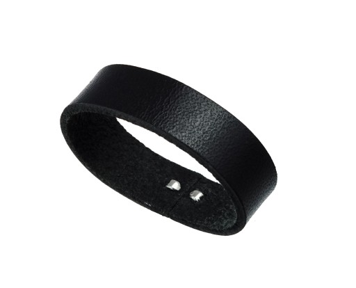 KOŽENÁ POUČKA NA OPASOK 4 CM, ČIERNA