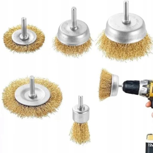 SADA DRÔTENÝCH KIEF NA VŔTAČKU 5 ks