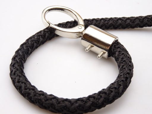Rúčka tašky s karabínkou 13 x 62 mm, strieborná