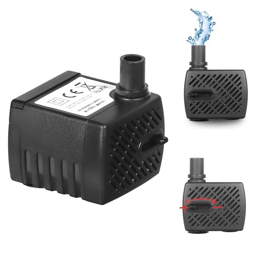 VODNÁ ČERPADLO Kruger Meier vodná pumpa 300l/h - VEĽMI MALÉ VEĽKOSTI SPOĽAHLIVÉ