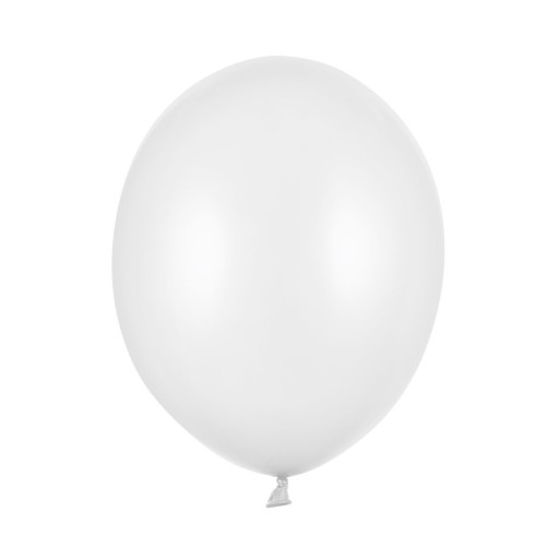 BALÓNY PERLOVÉ BIELE kovové silné veľké 30 cm 14 palcov 10 ks na prijímanie