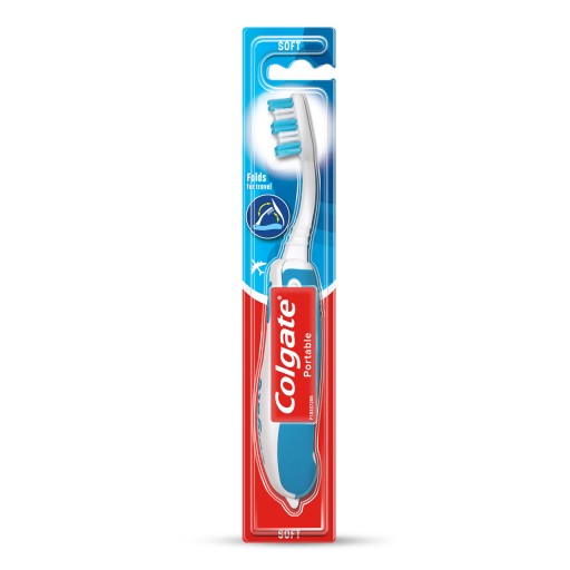 Skladacia zubná kefka COLGATE TRAVEL SOFT + ZDARMA