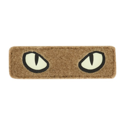 NÁŠPISKA CAT EYES CAT EYES TYP 2 LASEROM REZANÝ VELCRO SVIETEĽNÝ M-TAC COYOTE