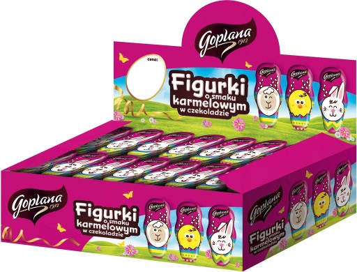 Goplana Figúrka karamelový zajac plnený veľkonočný 30g