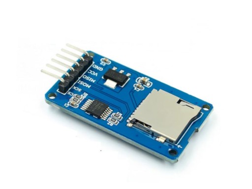 Modul ČÍTAČKA pamäťových kariet, microSD slot, Micro SD, ARDUINO AVR, rozhranie SPI