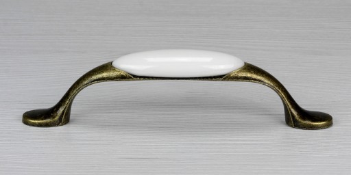 RETRO NÁBYTKOVÁ ÚCHYTKA PORCELÁN KUCHYŇSKÁ SKRIŇOVÁ ÚCHYTKA ZÁSUVKY 96MM