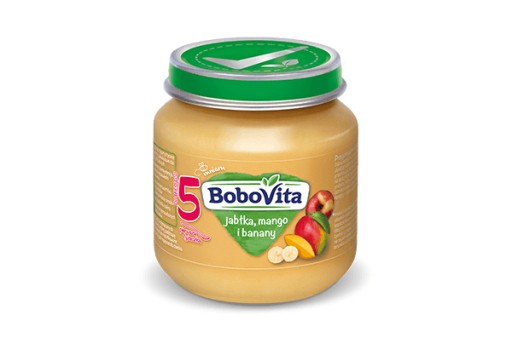 BoboVita Jablká, mango a banány 125g