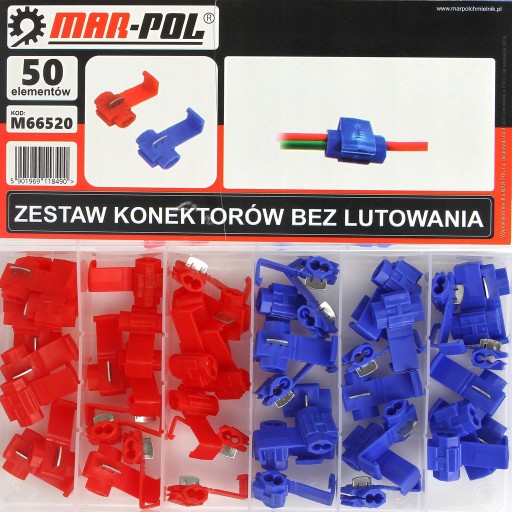 SADA KONEKTOROV HROTOV BEZ SPÁJKOVANIA 50 PRVKOV