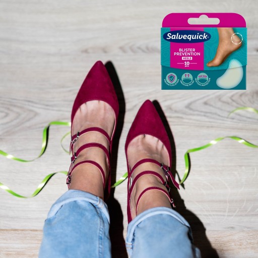 SALVEQUICK BLISTER PREVENČNÉ NÁPLATY PREDCHÁDZA BLIKEROM CHRÁNI PÁTY 6 ks