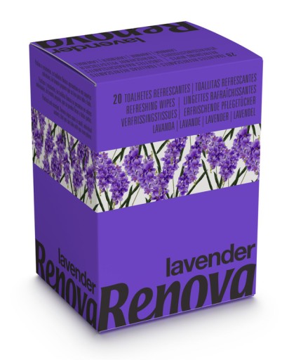 Renova levanduľové osviežujúce obrúsky 20 ks