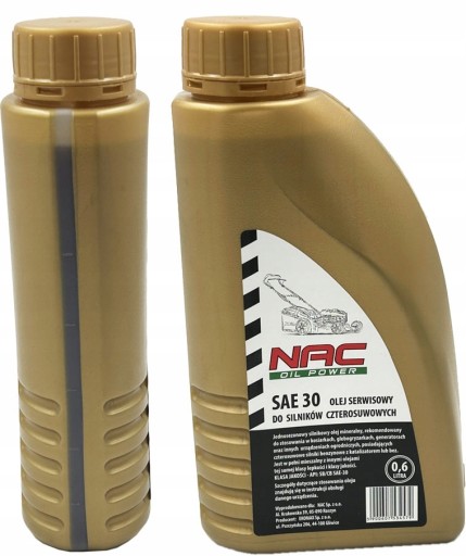 OLEJ PRE KOSAČKY TRAKTOR AGENTÚRA SAE30 0,6L NAC