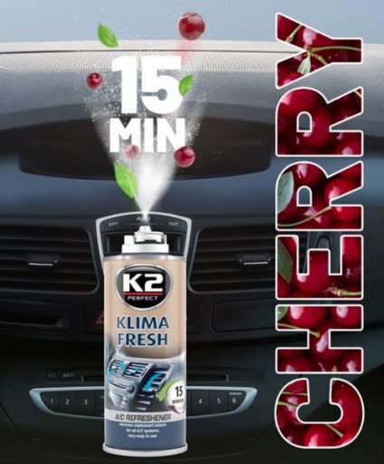K2 KLIMA FRESH granát do klimatizácie ČEREŠŇA 150g