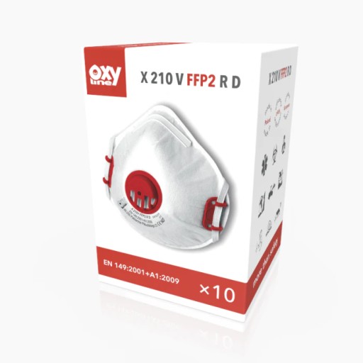 Maska OXY X210 V FFP2 R D filtračná polomaska