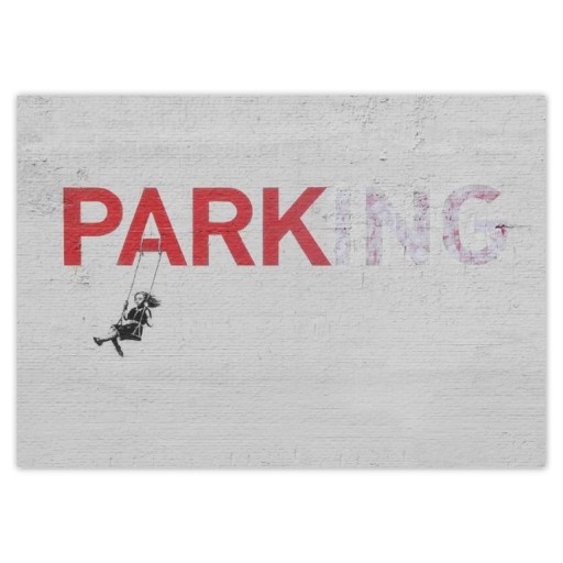 Nálepky A5 LEVEL Banksy Parking