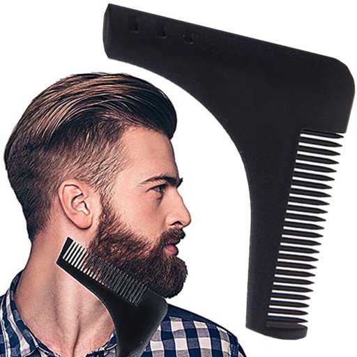 HREBEŇOVÁ ŠABLÓNA NA STYLING fúzov a fúzov