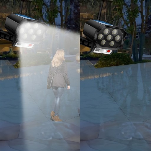 DUMMY CAMERA LED SOLÁRNA LAMPA SO SNÍMAČOM POHYBU