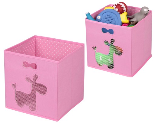 KOŠÍK KONTAJNER OSLÍ KRABIČKA NA HRAČKY 27x27x28