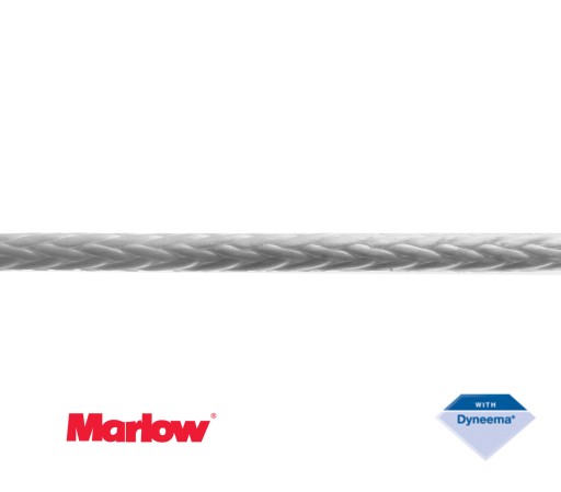Dyneema Marlow D12 lano 3mm Nosnosť 995kg Šedé
