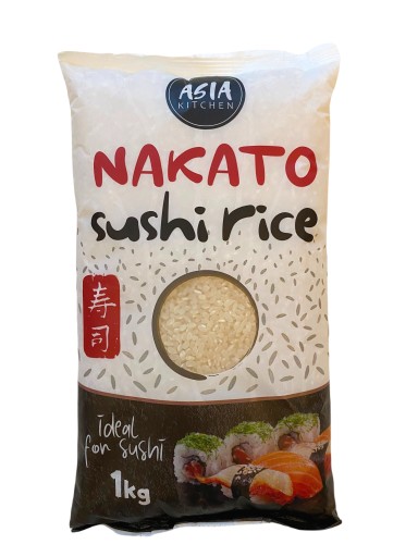 Asia Kitchen Nakato sushi ryža 1kg
