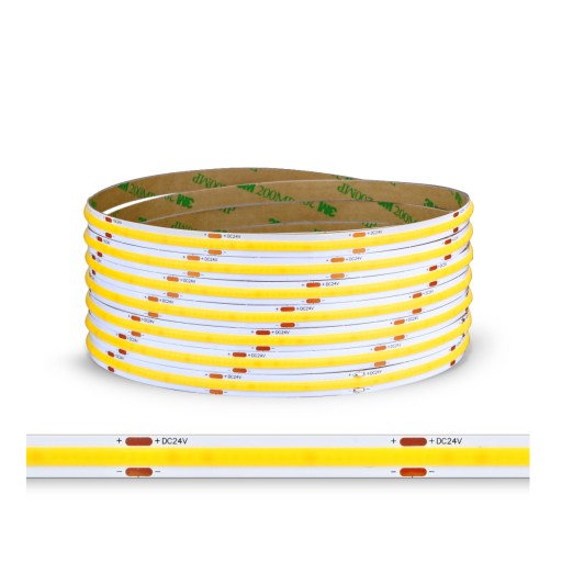 COB STRIP 480LED/M IP20 4000K NEUTRÁLNY 9W/m 24V DC BEZBODOVÝ / 1 METER