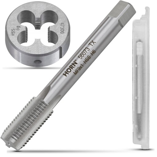 RUČNÁ ZÁVITOVAČKA M9x1 DIN-2181/1P+ ZÁSTRČNÍK M9x1