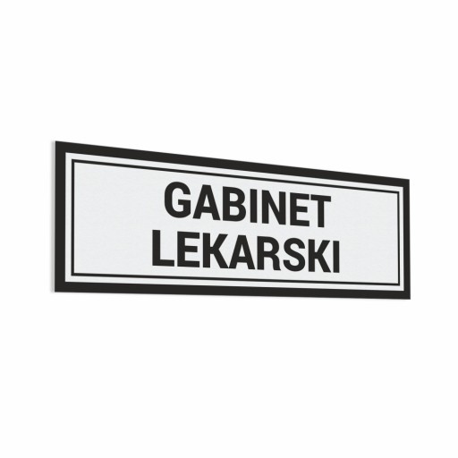 Nálepka - Ordinácia 10x30
