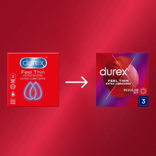 DUREX FEEL THIN FETHERLITE ELITE tenké kondómy, vlhčené, 3 ks.